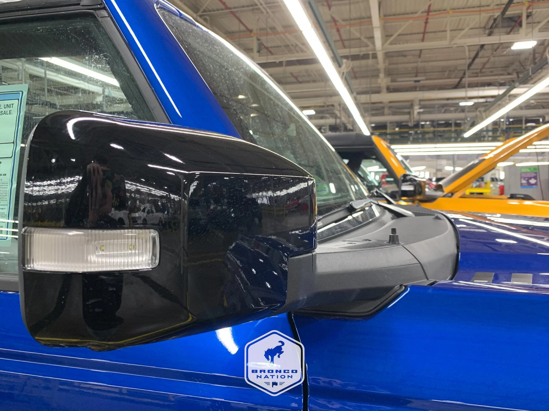 Ford Bronco 2 door fastback top DOES fold back! Lightning Blue First Edition Bronco With Graphics FE-EXT-Graphics-17