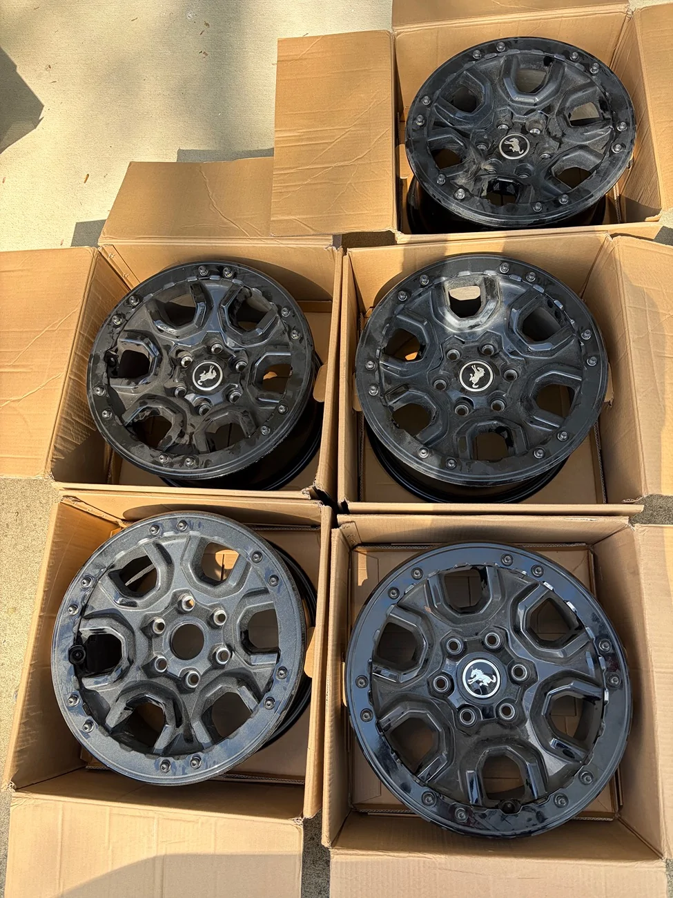 Ford Bronco 5 OEM Wildtrak/Sasquatch Wheels with Lug Nuts (8k Miles) - DC/DMV IMG_0825