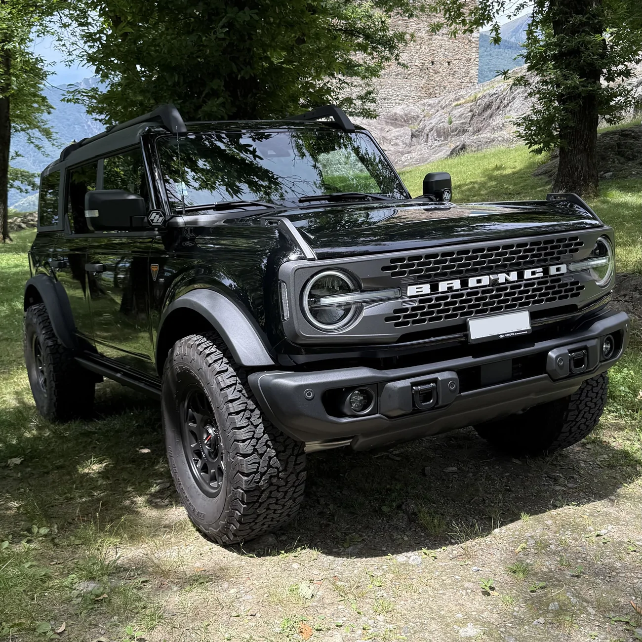 Ford Bronco Swiss Alps Badlands: A Bronco across the ocean br2