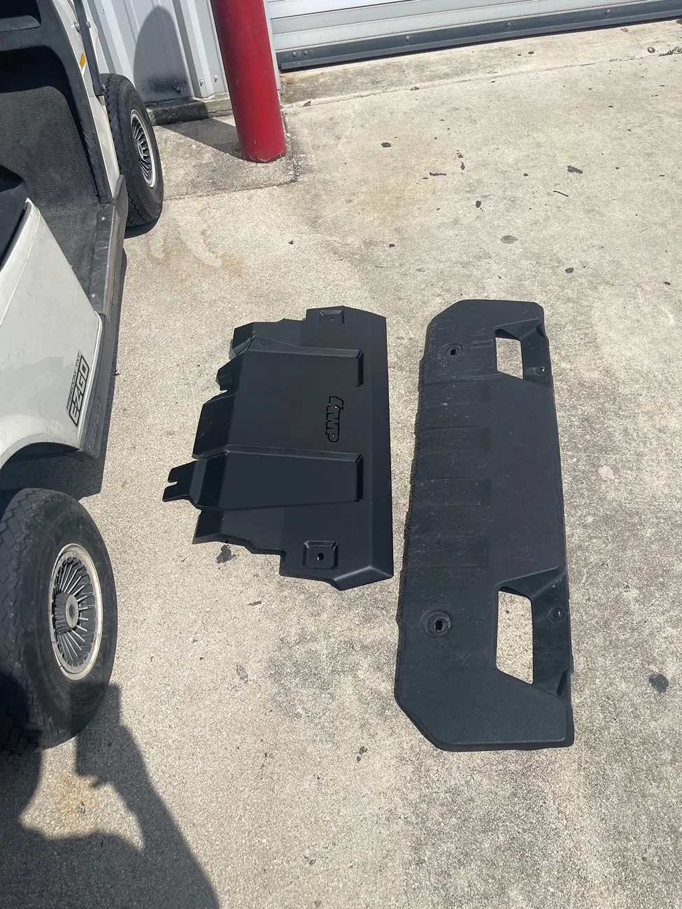 Ford Bronco Plastic bumper + metal skid plate mod IMG_4118
