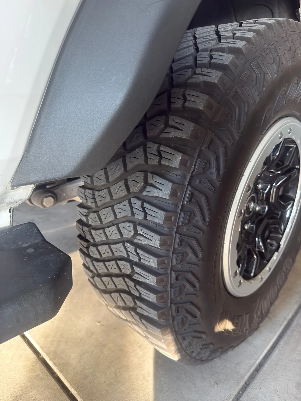 Ford Bronco Ford dealer just replaced two 35” Goodyears IMG_5952