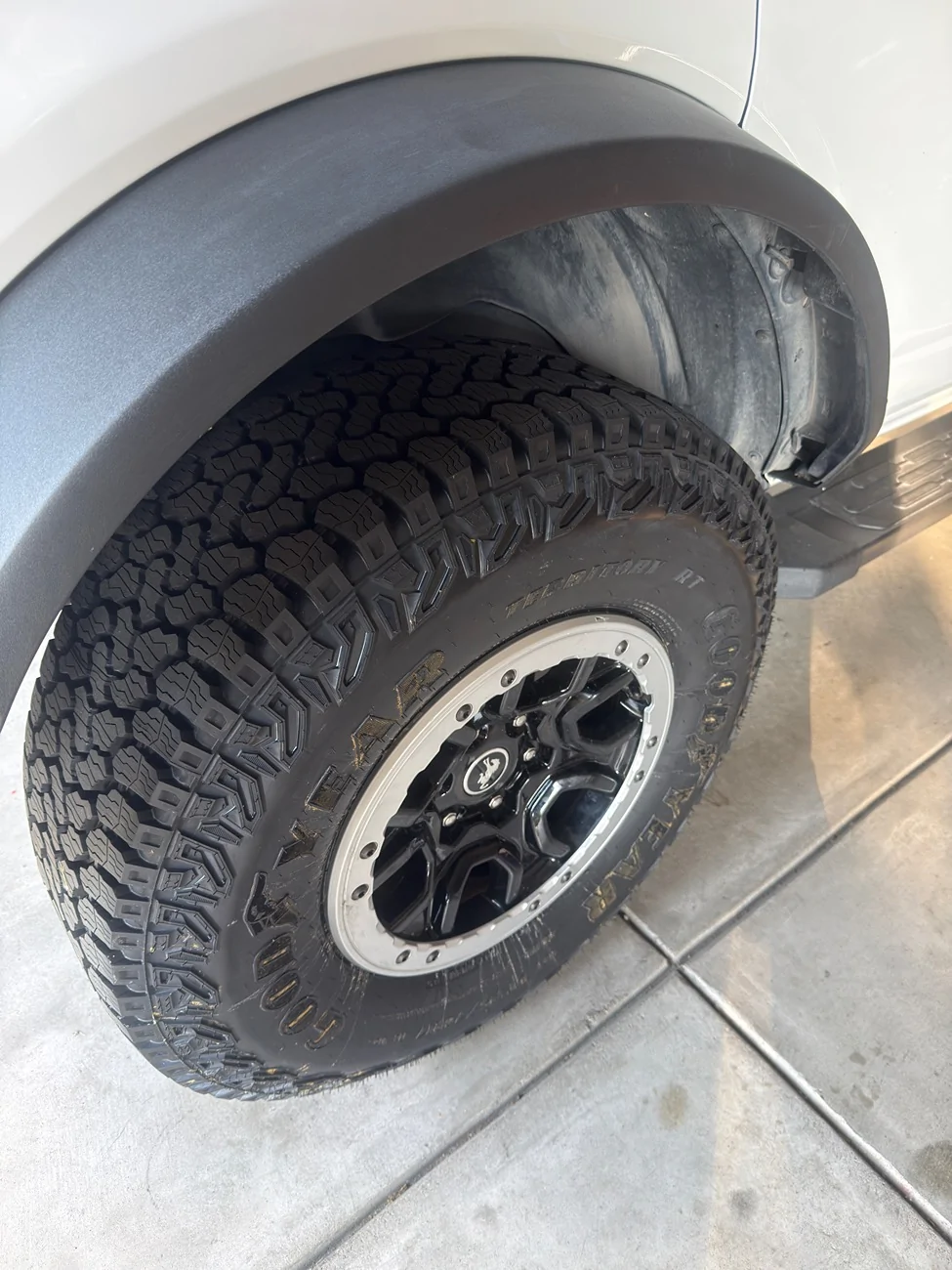 Ford Bronco Ford dealer just replaced two 35” Goodyears IMG_5951