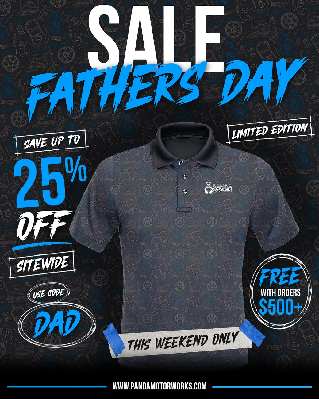 Ford Bronco Father's Day Weekend: Save Up to 25% Off Sitewide! Main Graphic