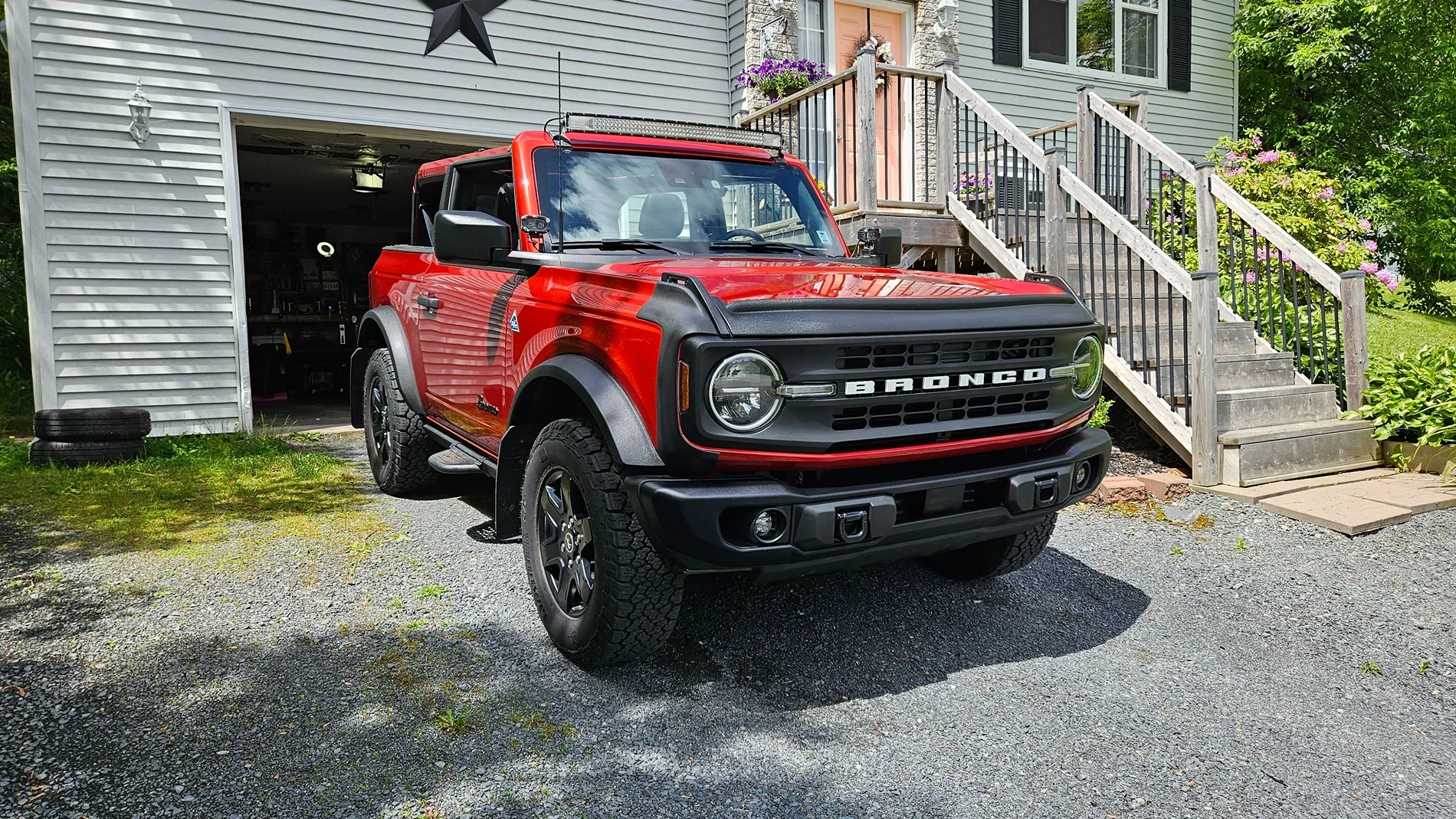 Ford Bronco thoughts on removing armor on front corners / rear: put on at dealer 3 years ago - 20260619_114736