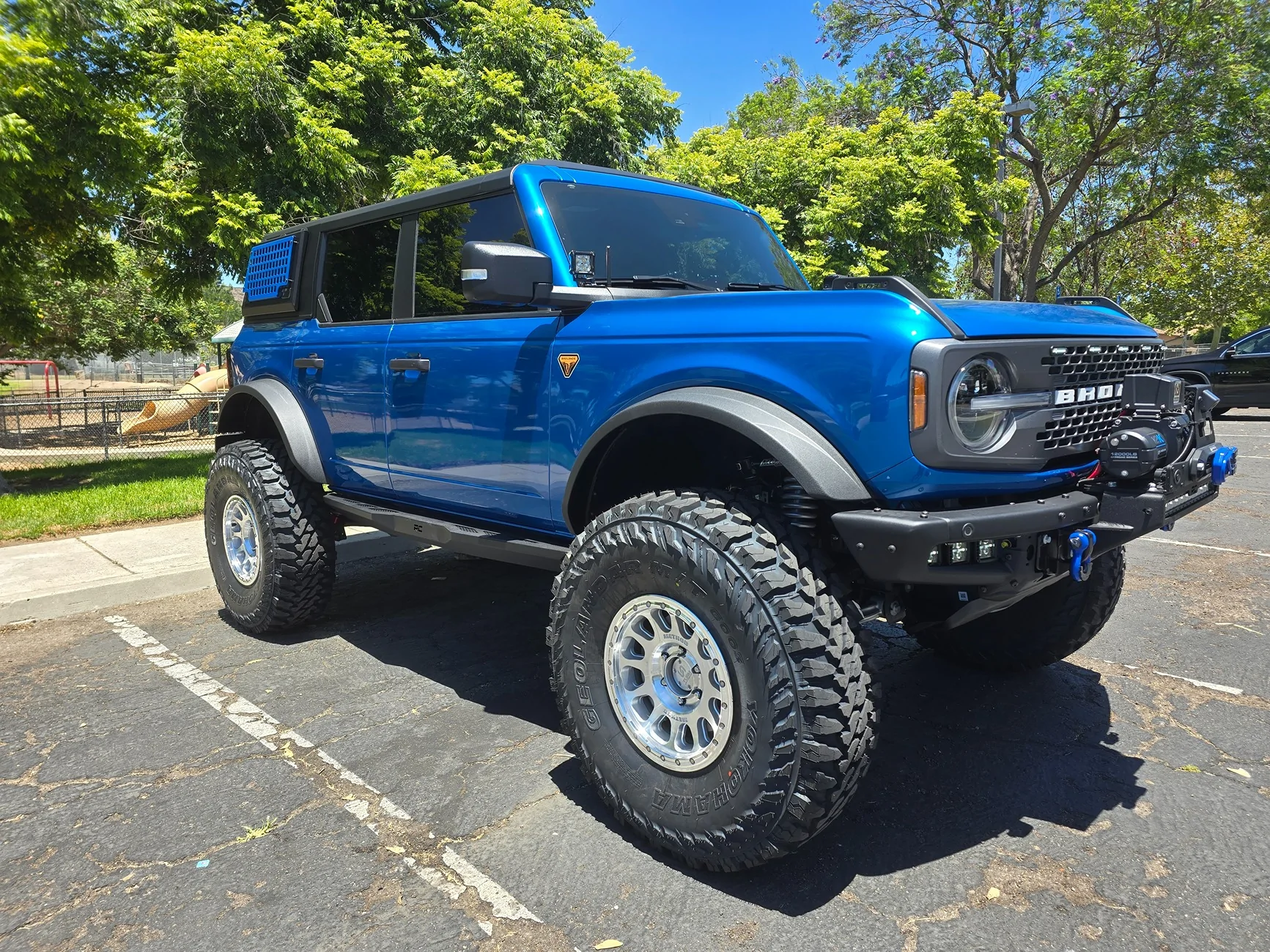 Ford Bronco Went with the polished look for wheels. 20260620_120104