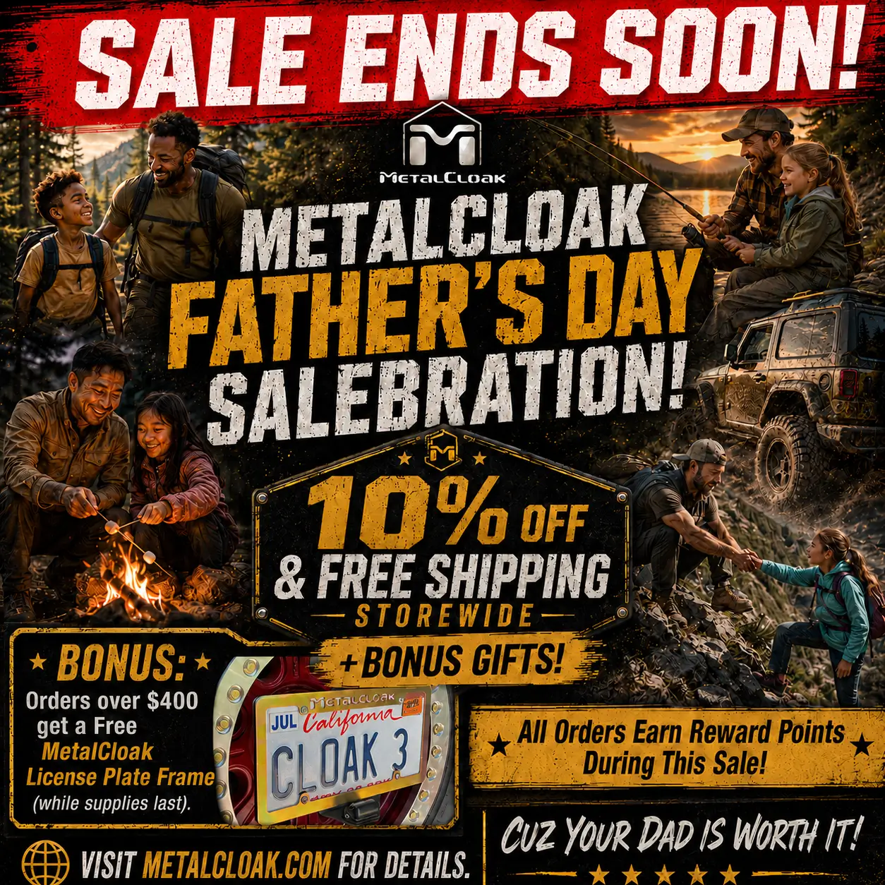 Ford Bronco Off Road Dads Are Cool - It's a Father's Day Salebration! 1782098499633-