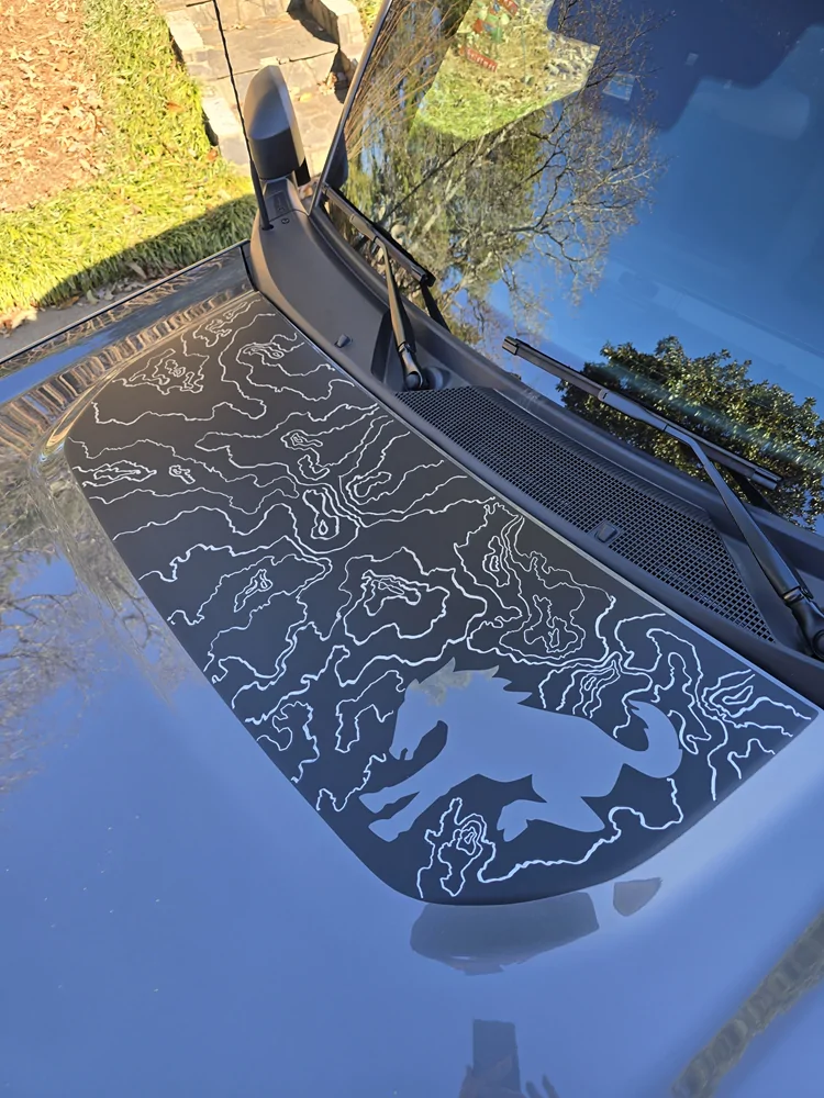 Ford Bronco What did you do TO / WITH your Bronco today? 👨🏻‍🔧🧰🚿🛠 Hood decal Smaller