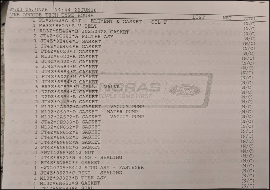 Ford Bronco Fluid leak near the rear main seal - Fixed 3