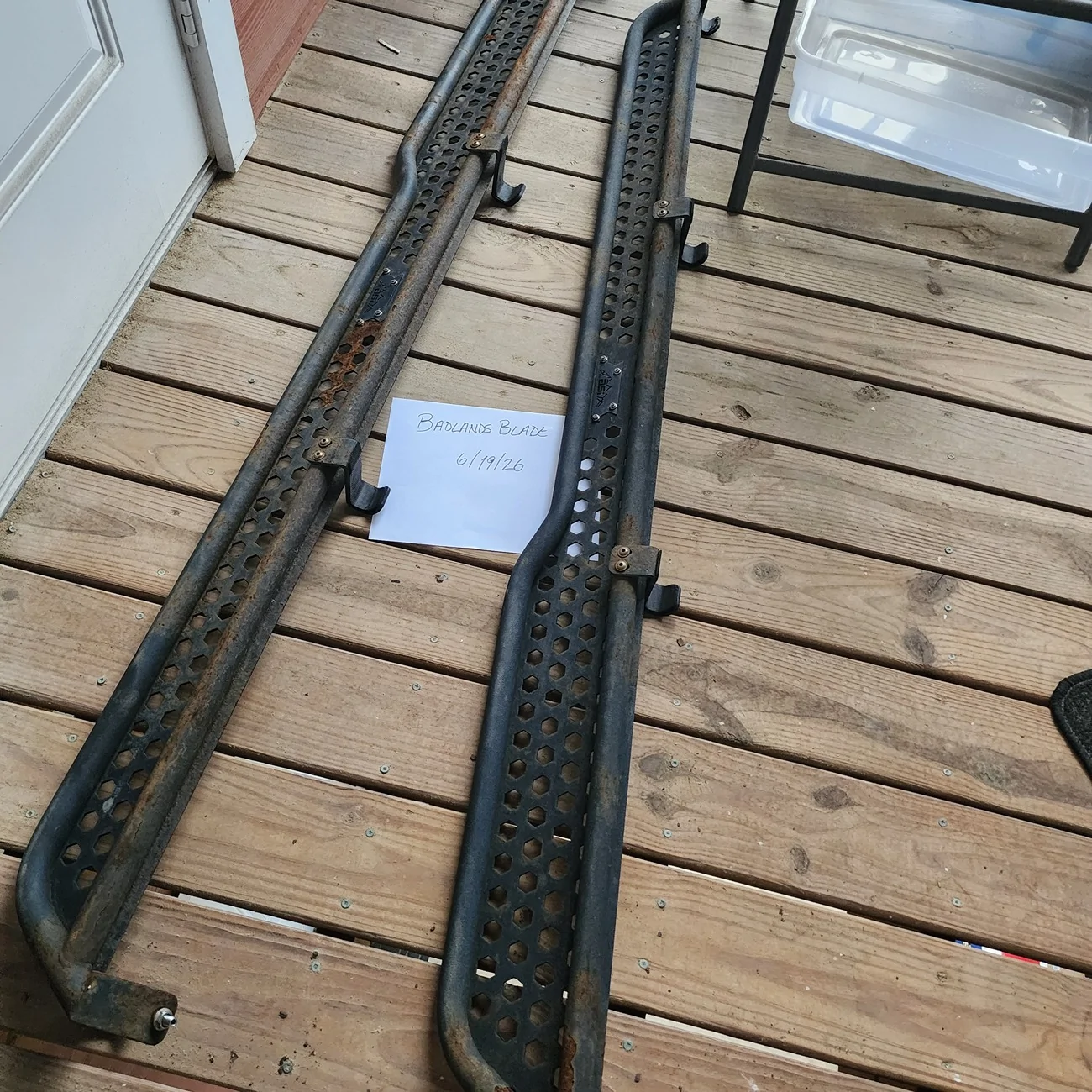 Ford Bronco WTS Diabolical Inc shelf & IAG side step 20260622_175134