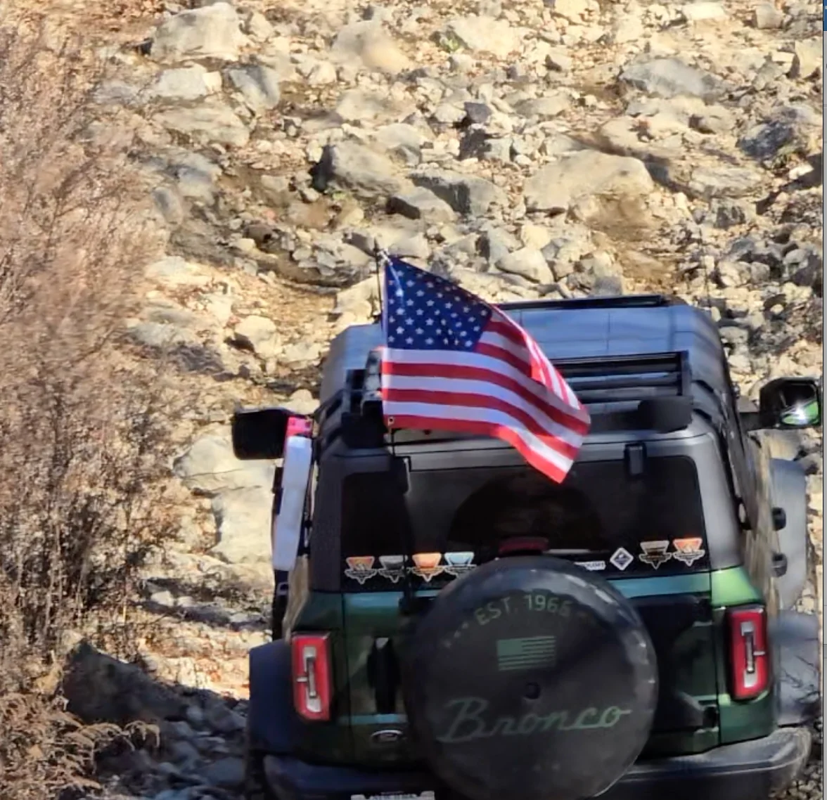 Ford Bronco American Flag: Lets see them! Flag