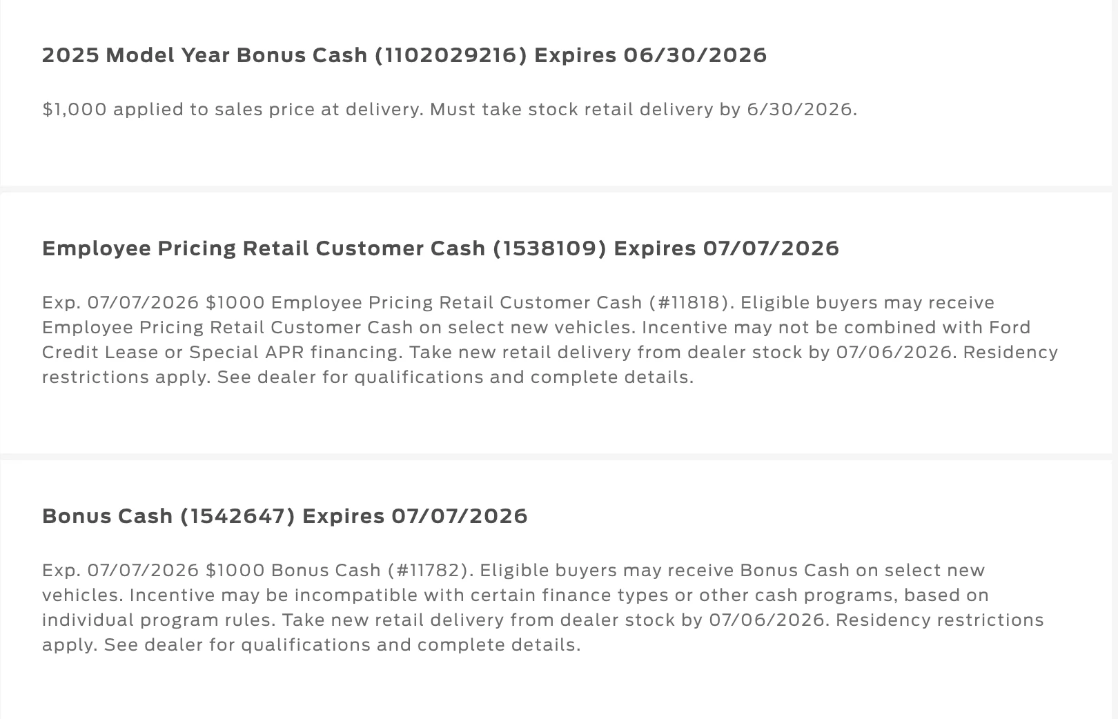 Ford Bronco June 2026 Bronco Pricing/Incentives appleMnIncentives