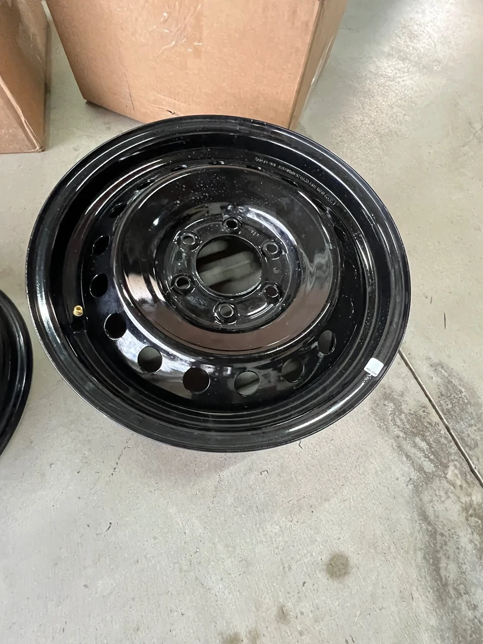 Ford Bronco FS: $250 OBO 5x Big Bend black diamond 17 x 7.5 steel wheels (Ford OEM) Bolt pattern: 6x139.7 mm (6x5.5") Offset (ET): +55mm IMG_3502