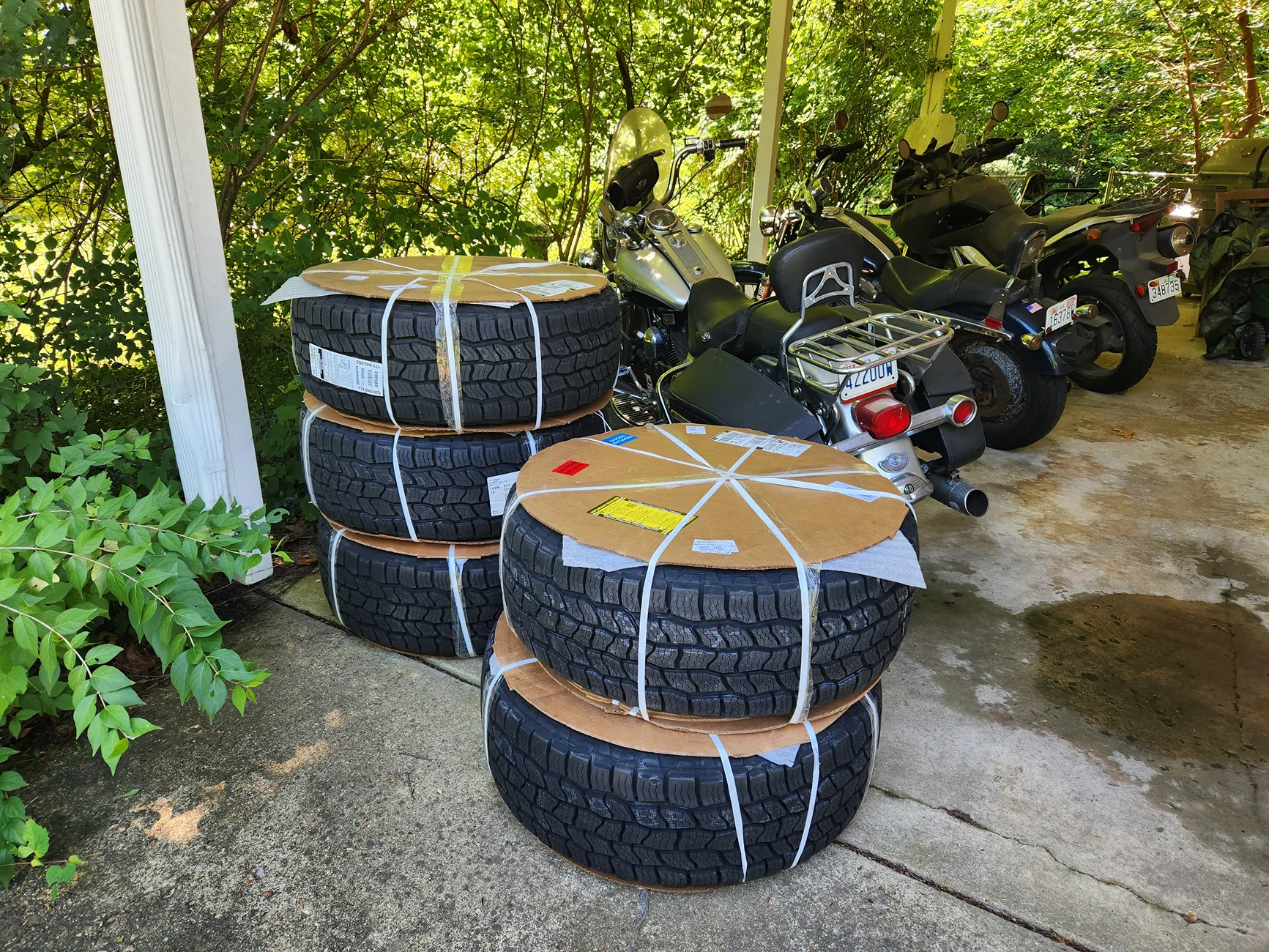 Ford Bronco Less offset will move my tires two inches toward the frame.  OK? tire arrival