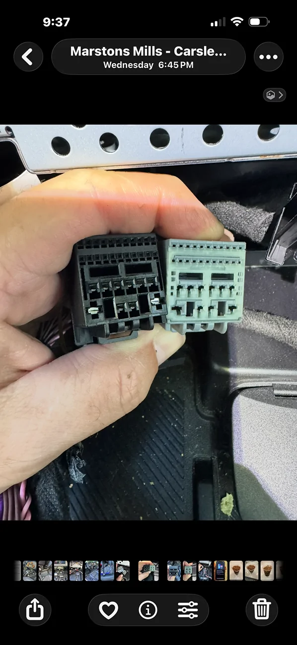 Ford Bronco Has anyone verified that the PAC LPHFD31 LocPro Advanced T-Harness fits the 2025 badlands non B&O? IMG_0051
