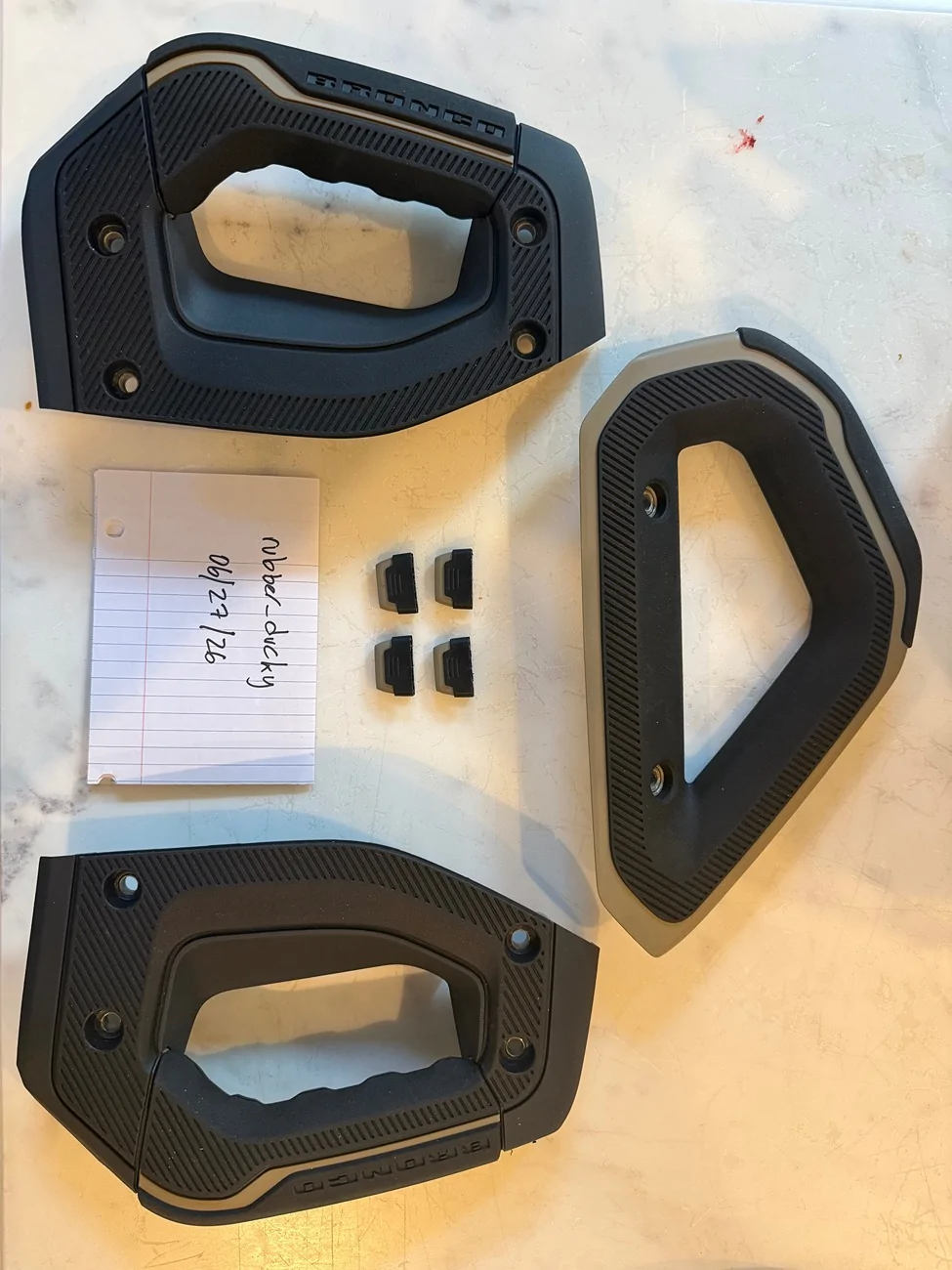 Ford Bronco Interior handle and HVAC vent clip kit IMG_7919