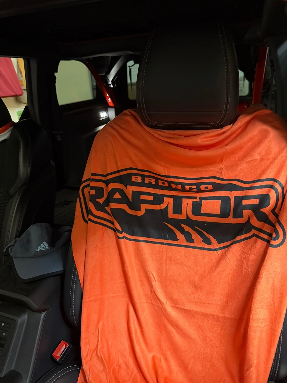 Ford Bronco Custom seat towels IMG_3115
