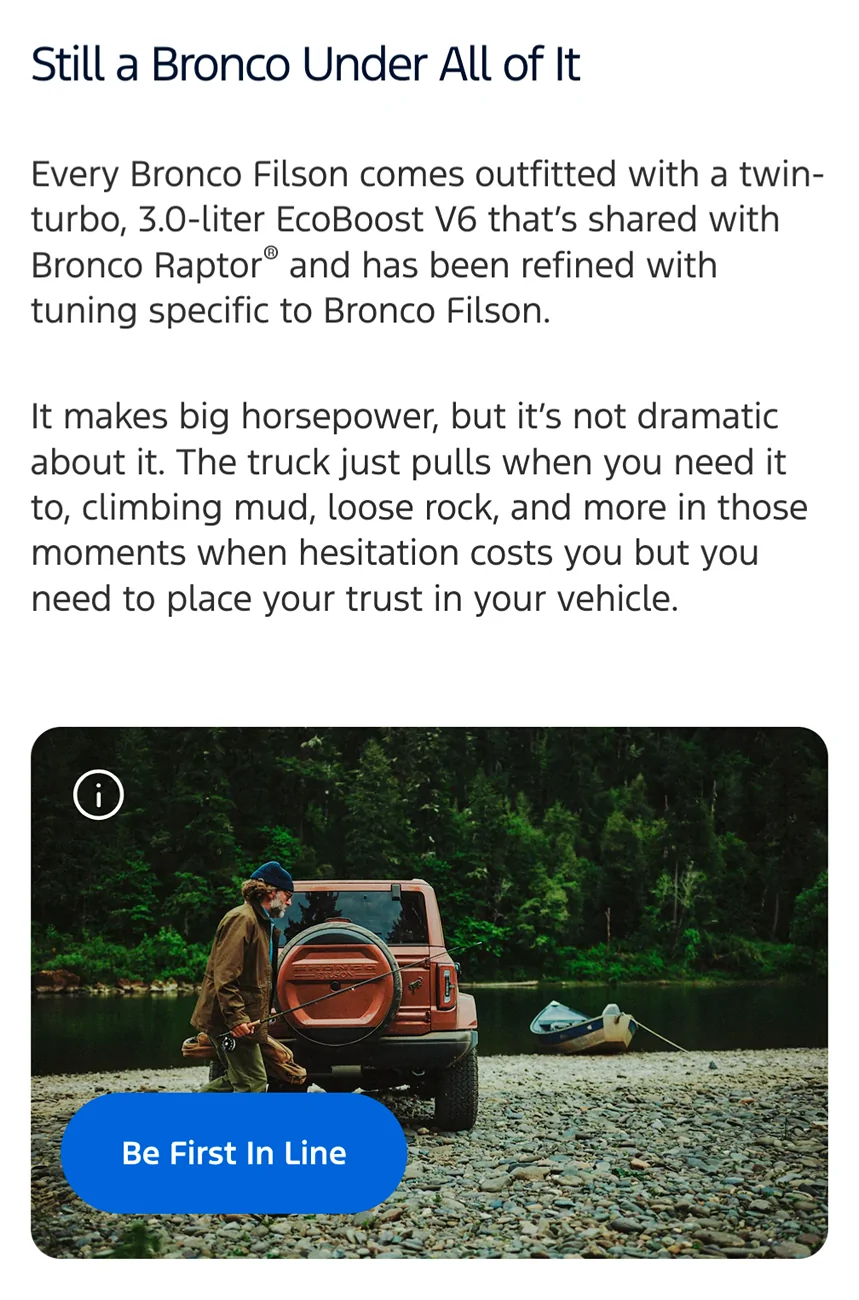 Ford Bronco Filson is bringing me back to Ford 1000011681