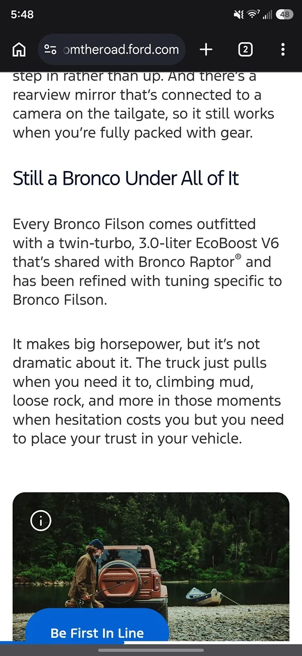 Ford Bronco Filson is bringing me back to Ford Screenshot_20260627_174843_Chrom