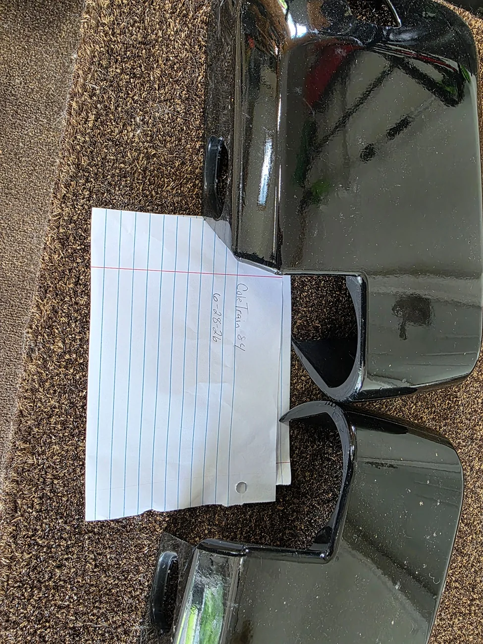 Ford Bronco $175 Smooth mirror caps w/camera/lighting 20260628_130945