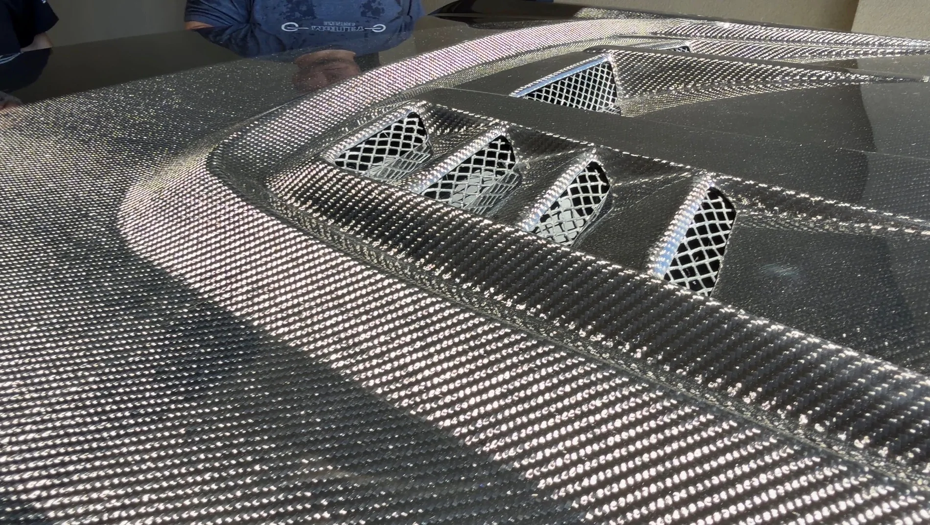 Ford Bronco Anderson Composites Type-RT ‘Raptor style’ Carbon Fiber Hood install IMG_7350