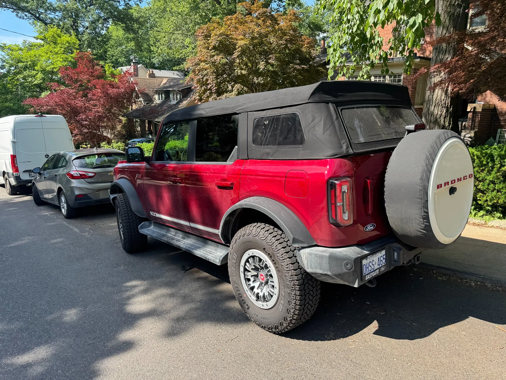 Ford Bronco Sold - 2026 60th Anniversary Wimbledon White Heritage Hard Top Red Bronco 1