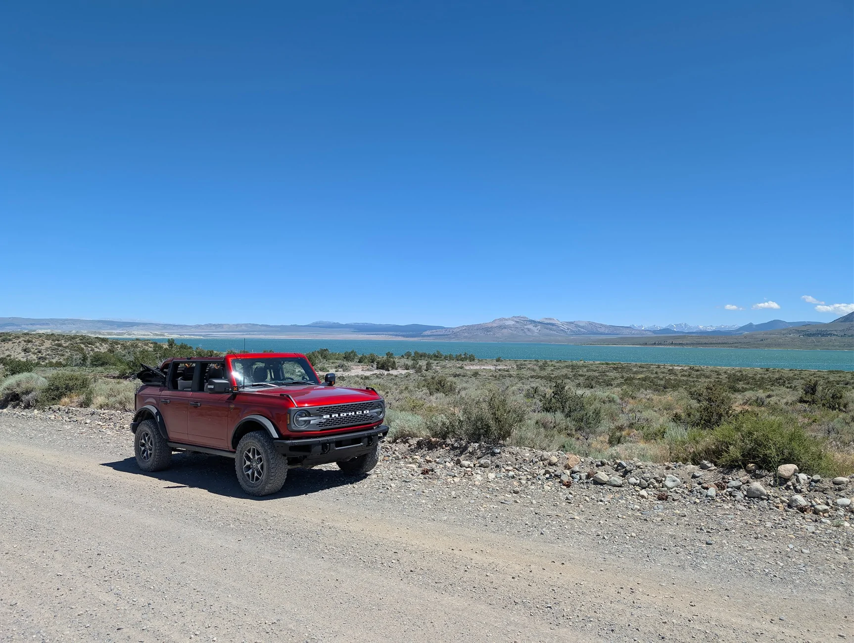 Ford Bronco Mono Lake exploring and customization PXL_20260627_212809553