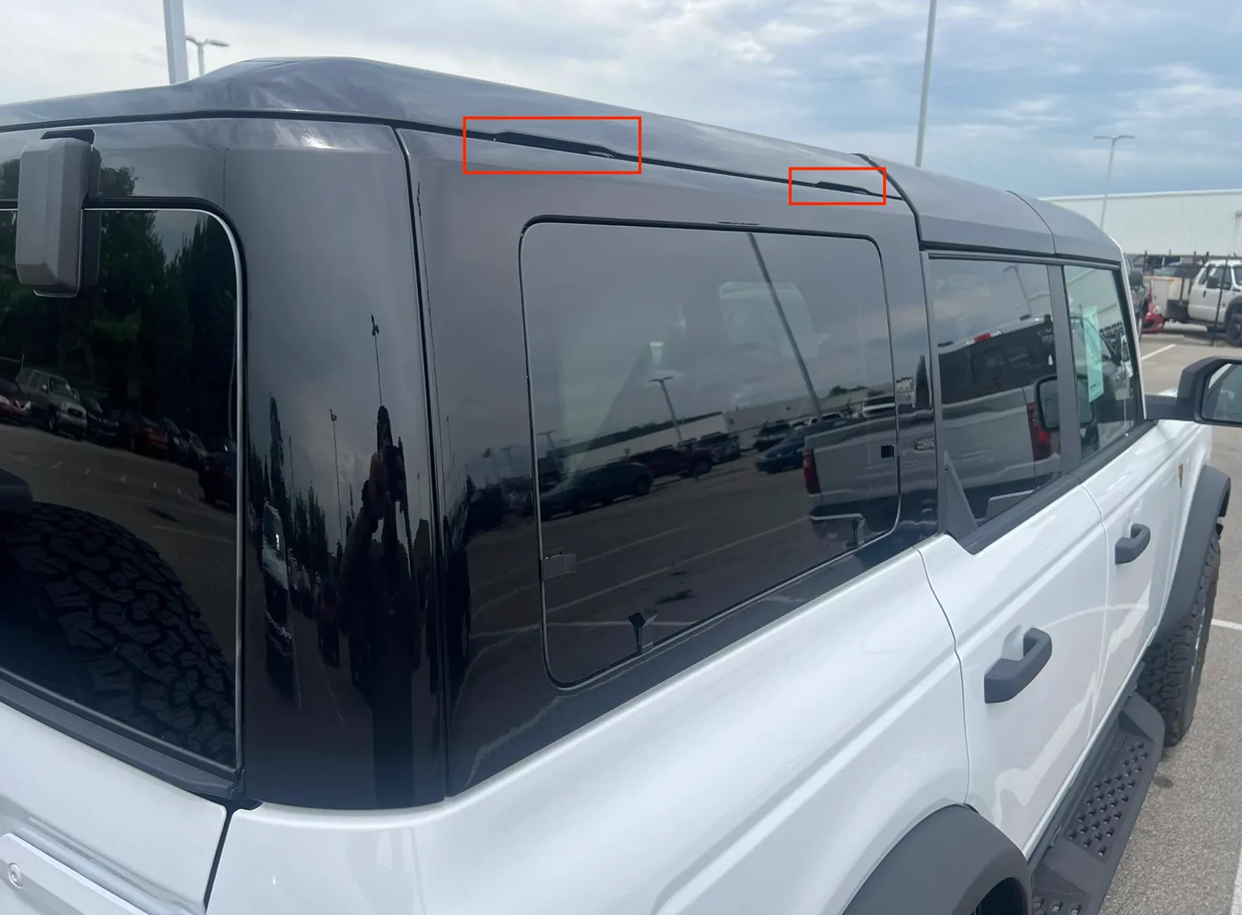 Ford Bronco Trailrax Update for Painted Tops rear mounting points