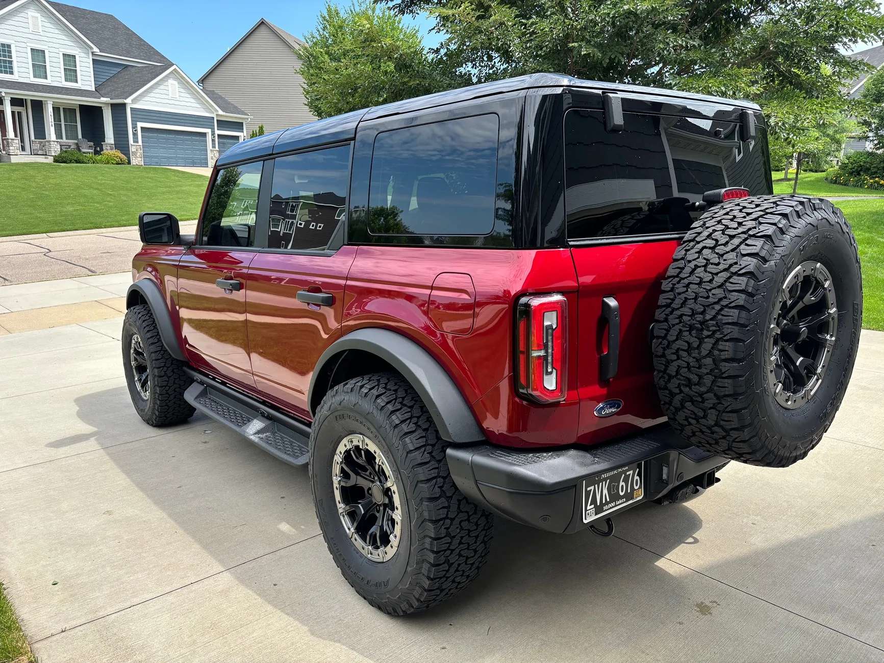 Ford Bronco NEW WHEELS AND 315’s on 25 BADLANDS IMG_5009