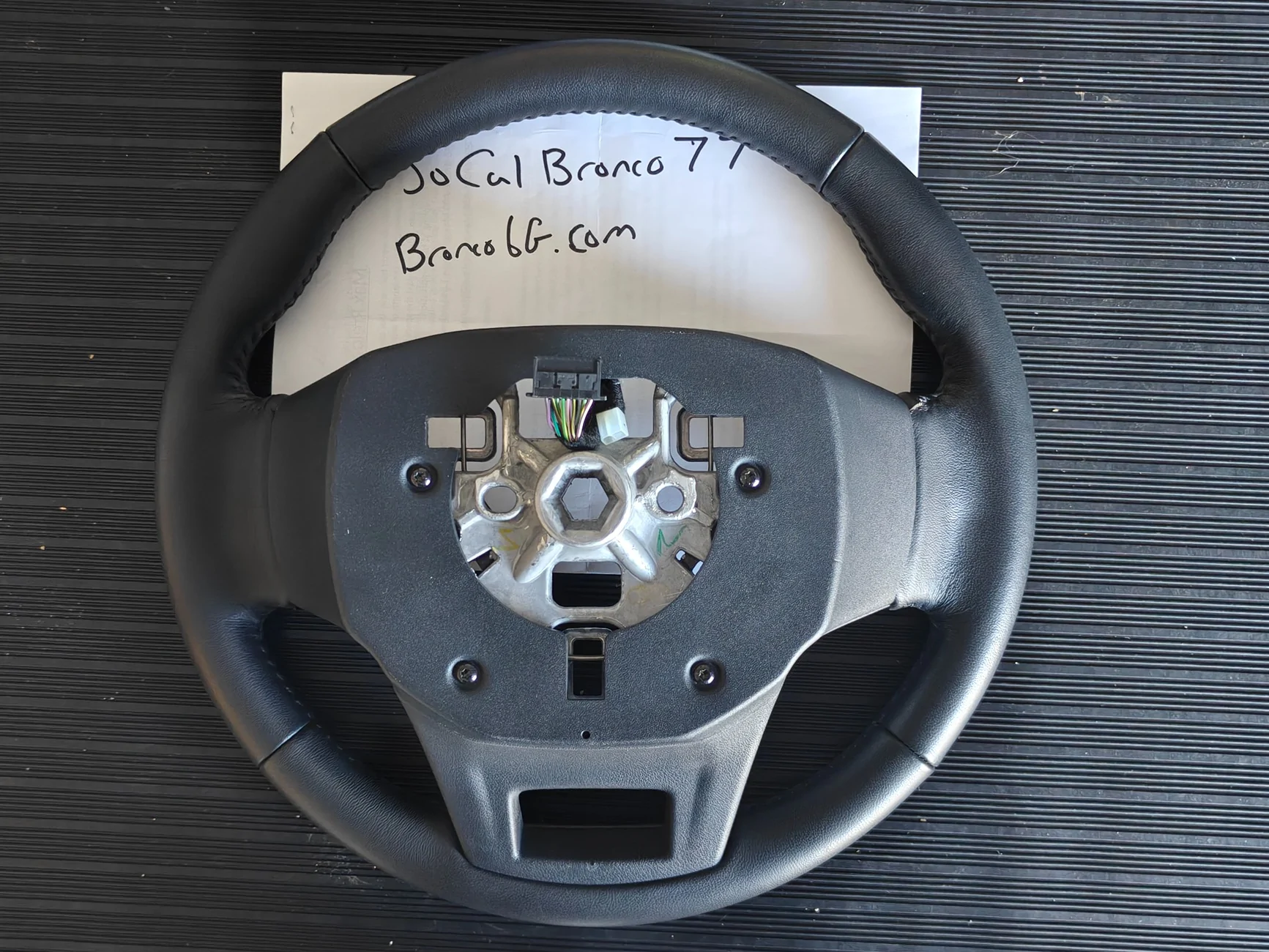 Ford Bronco FS: Two OEM Leather Steering Wheels $150 each IMG20260701144821