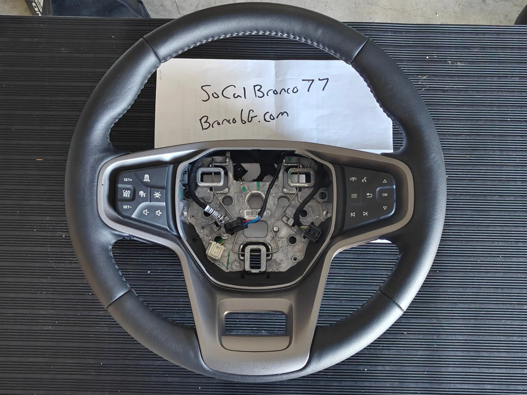 Ford Bronco FS: Two OEM Leather Steering Wheels $150 each IMG20260701144841