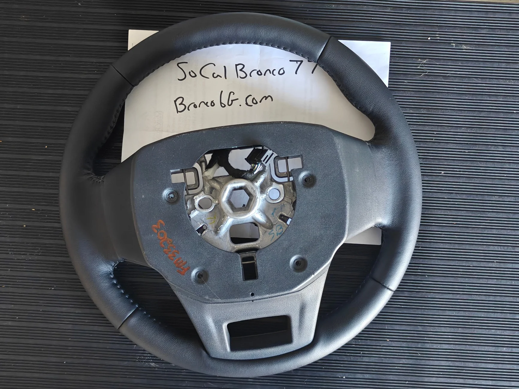 Ford Bronco FS: Two OEM Leather Steering Wheels $150 each IMG20260701144850