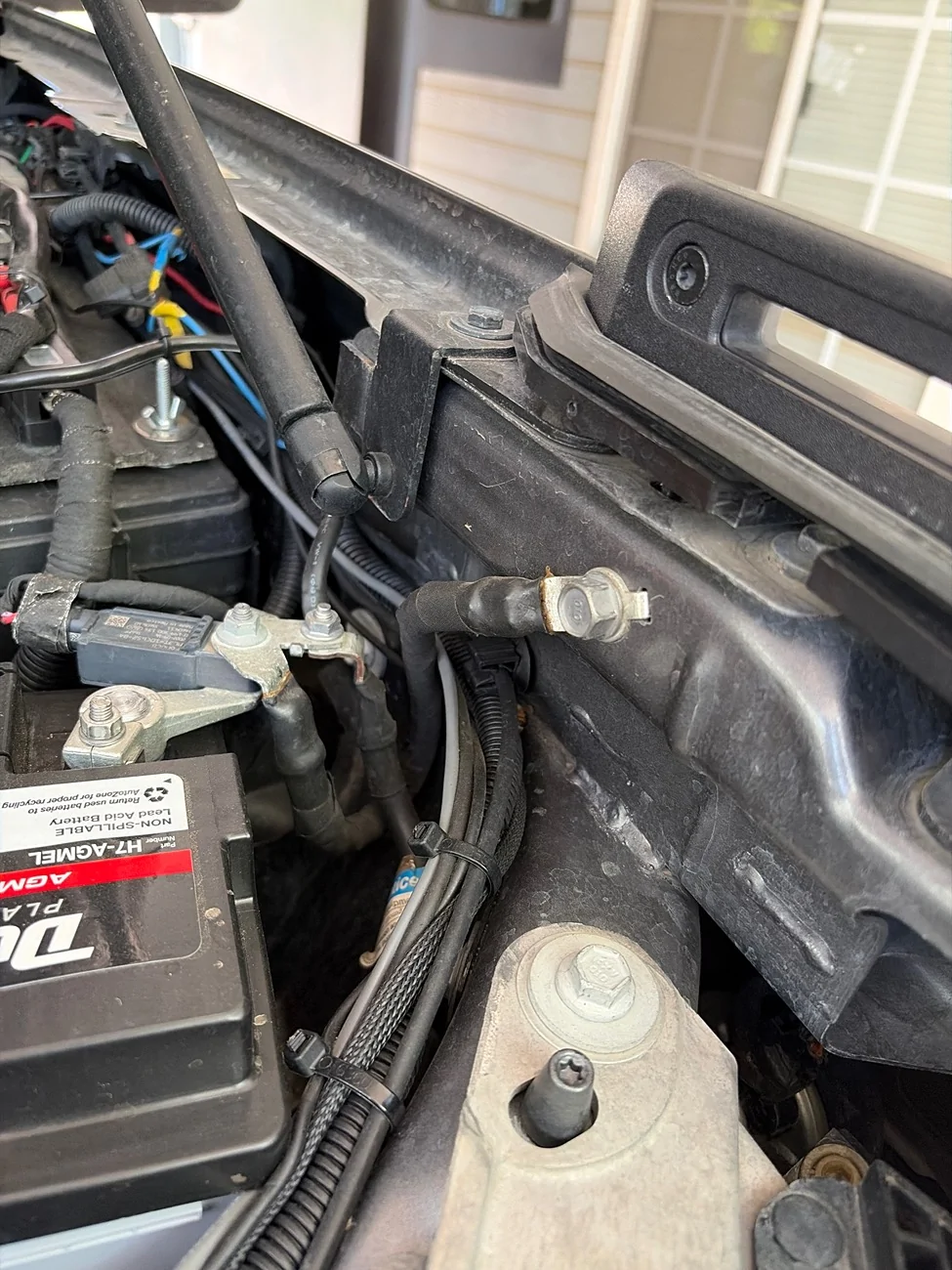Ford Bronco Does anyone know what thread this ground bolt uses? imag