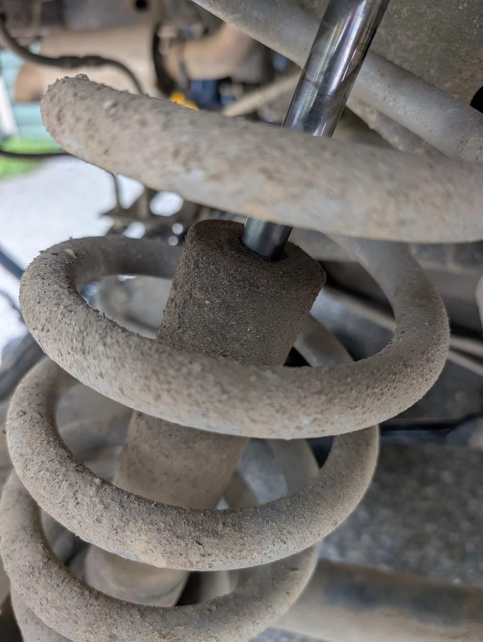 Ford Bronco Is this normal? Eibach rear struts oil buildup PXL_20260603_222059604