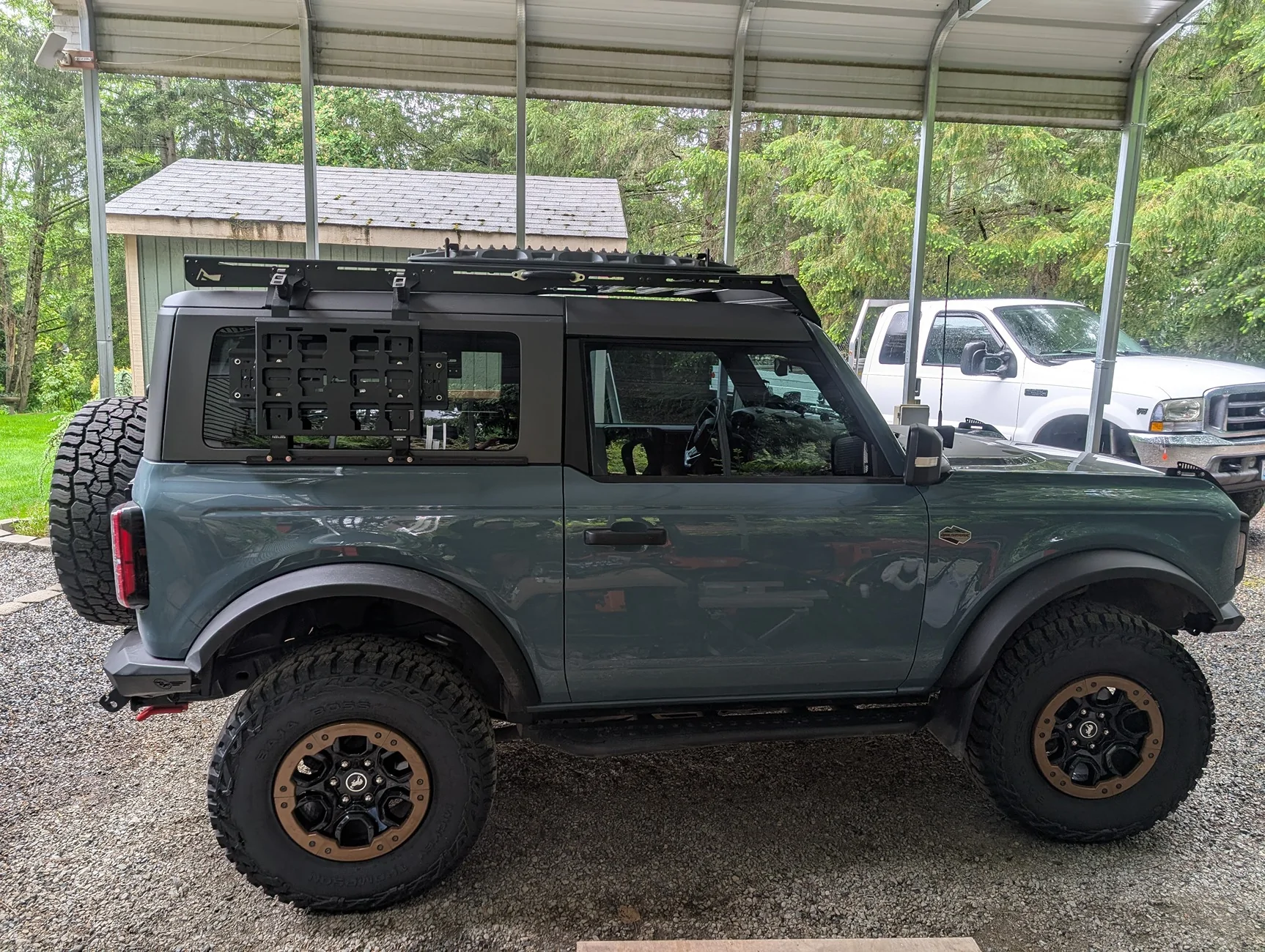 Ford Bronco Is this normal? Eibach rear struts oil buildup PXL_20260513_184136278