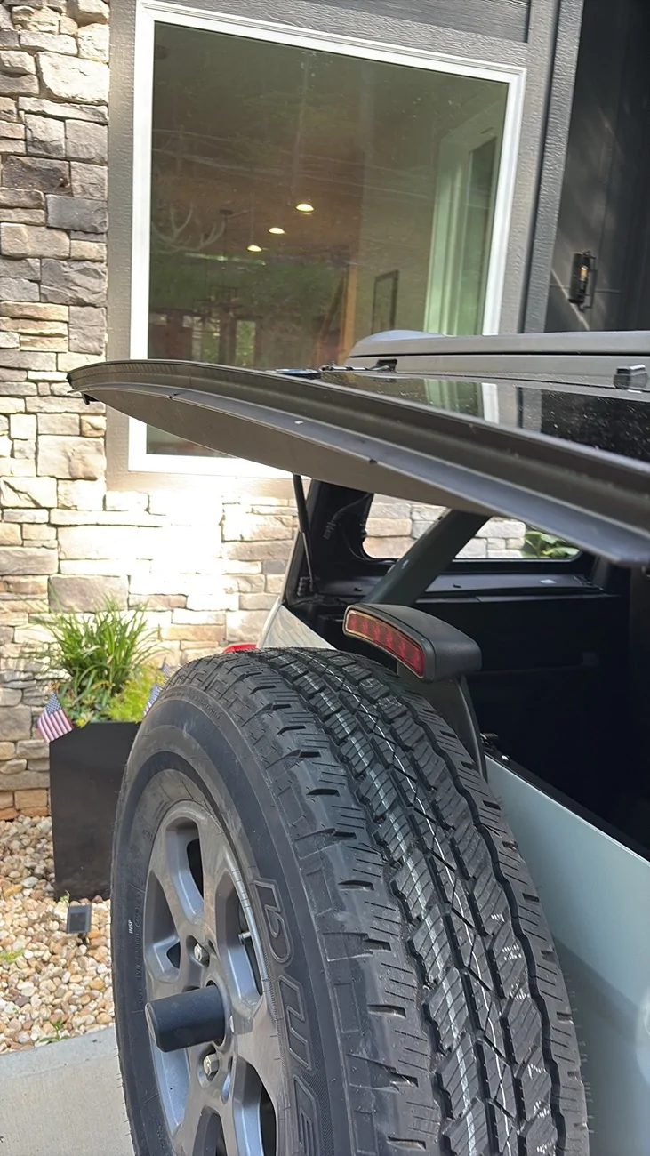 Ford Bronco Inquiring about the function of Rear lift glass. New hardtop owner. IMG_2603