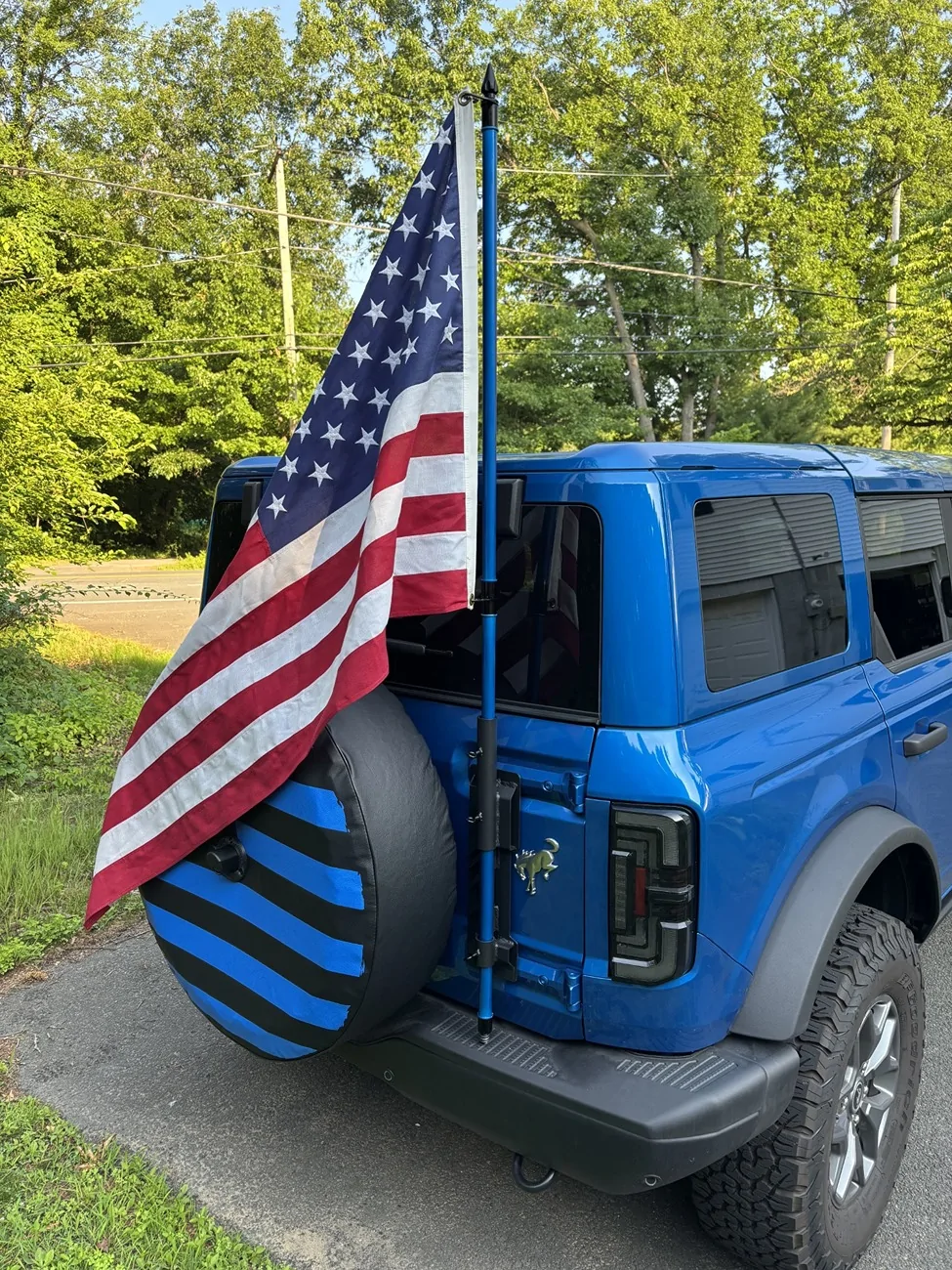 Ford Bronco Don't mod taillights! Bronco Flag