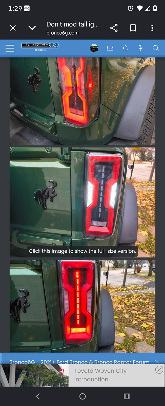 Ford Bronco Don't mod taillights! Screenshot_20260707-132937_Googl