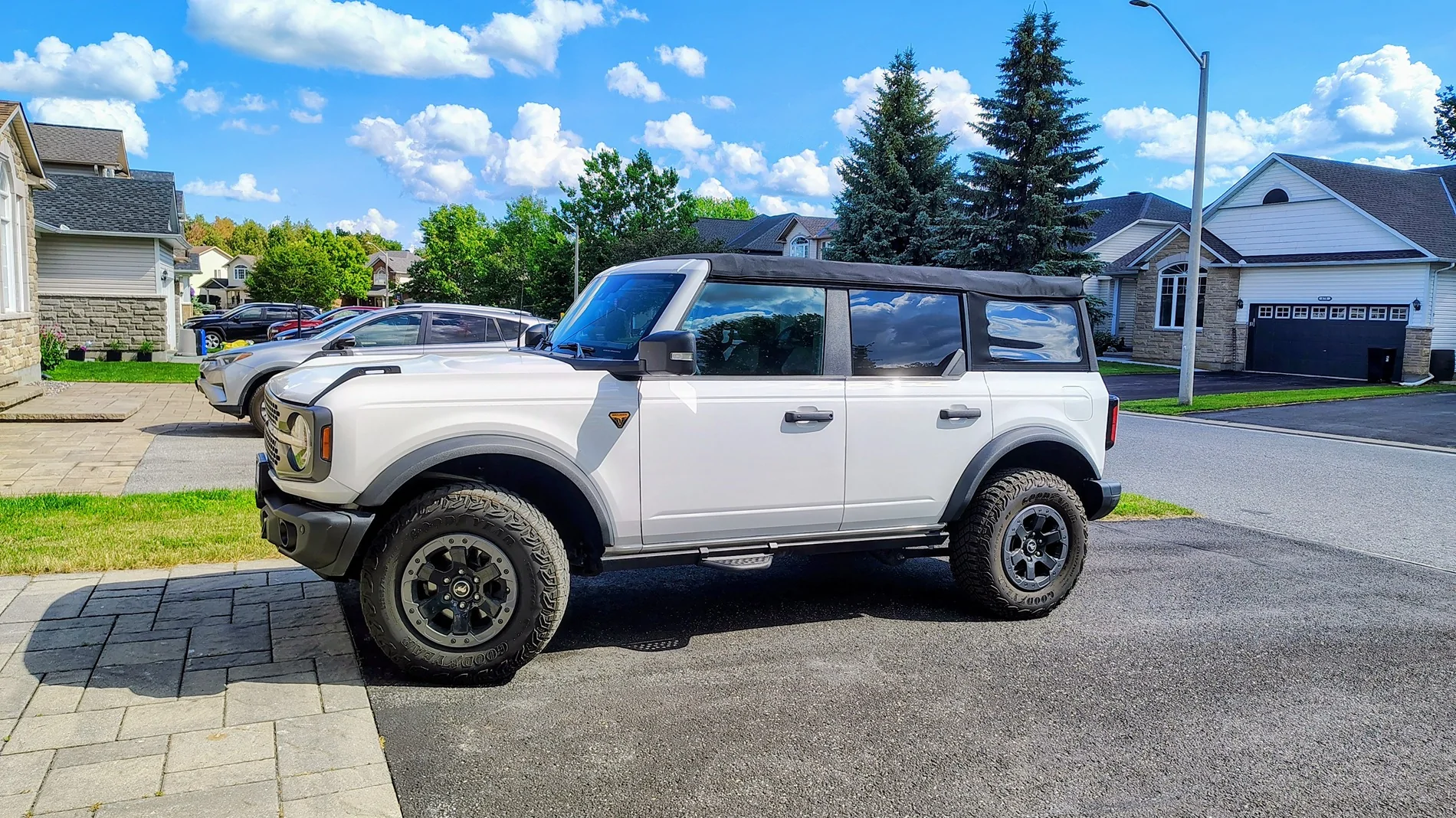 Ford Bronco 315/70/17 tires on non Sas Badlands Bruce's Bronco