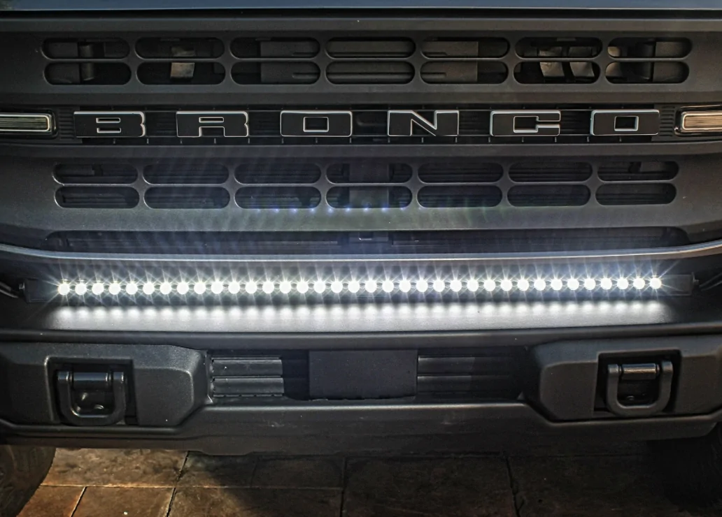 Ford Bronco 🔥 15,000 Lumens, Zero Compromises: Bronco 40" SLIM Light Bar Kit 2021+ Ford Bronco Capable Bumper 40in Light Bar - Slim 3