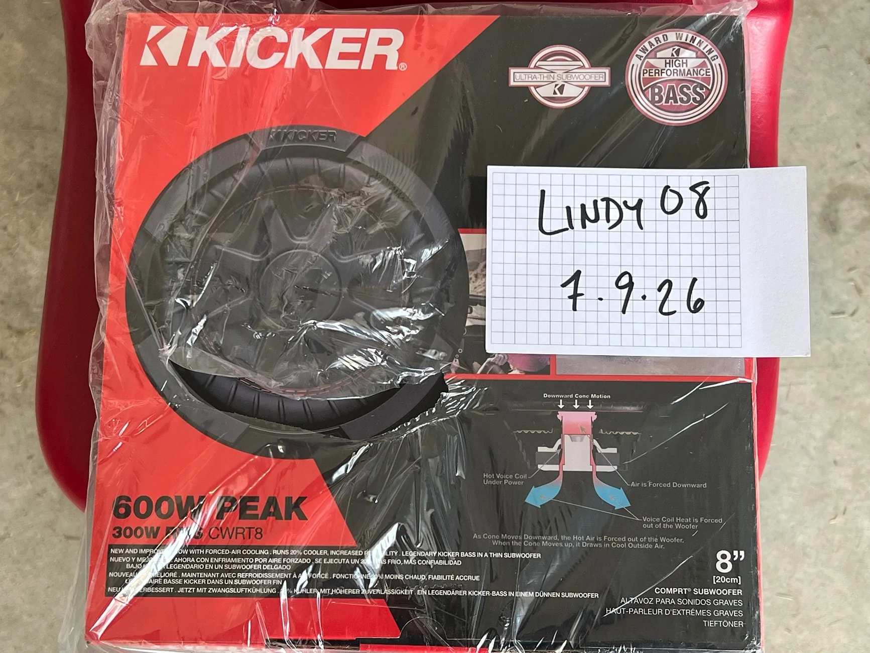 Ford Bronco Kicker CompRT 8” & Dongar dashcam IMG_6559