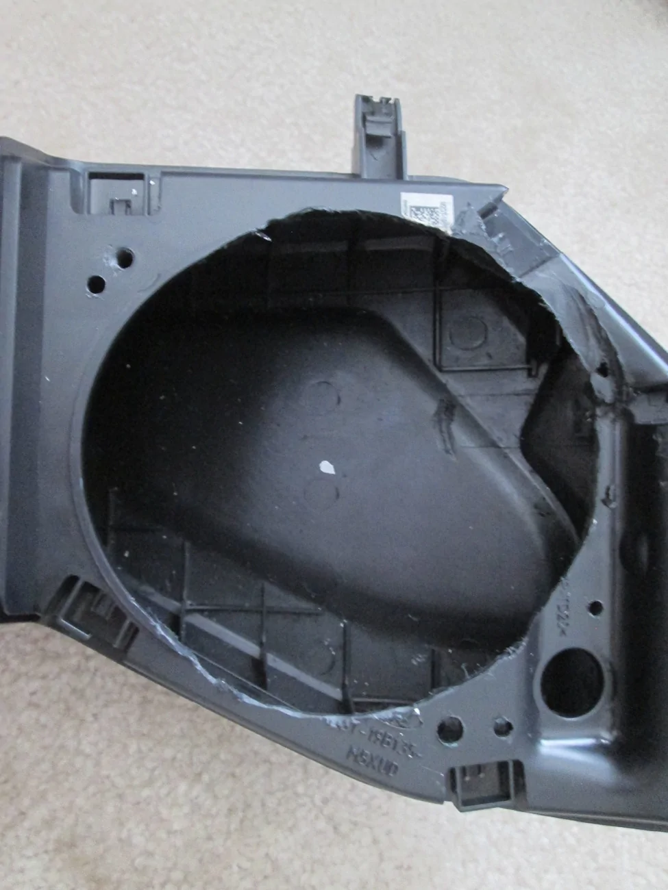 Ford Bronco How to Install 5.25" Kicker KSC Speakers in the Factory Pods IMG_0011c