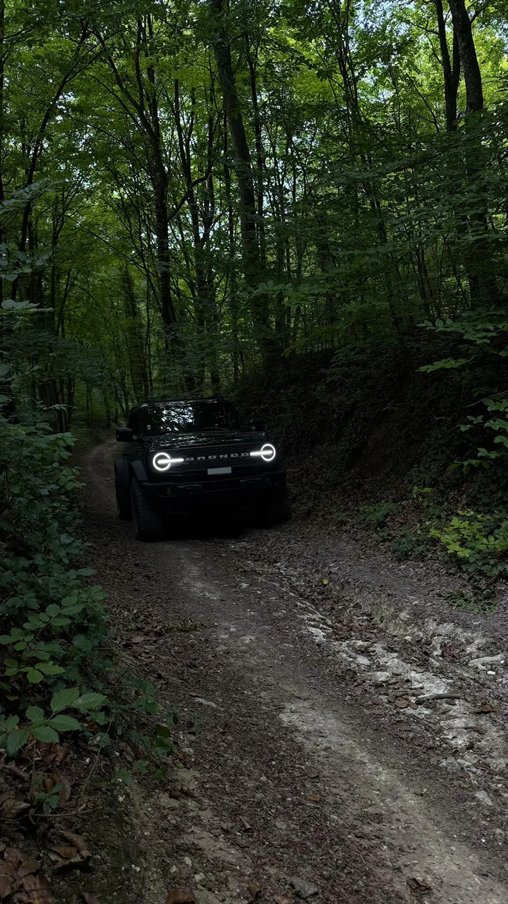 Ford Bronco Swiss Alps Badlands: A Bronco across the ocean 1