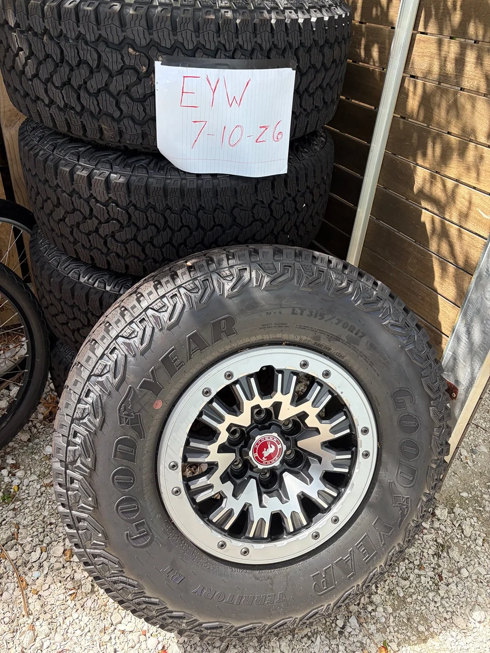 Ford Bronco (5) 2026 60th Anniversary Rims/Tires (New) IMG_6047