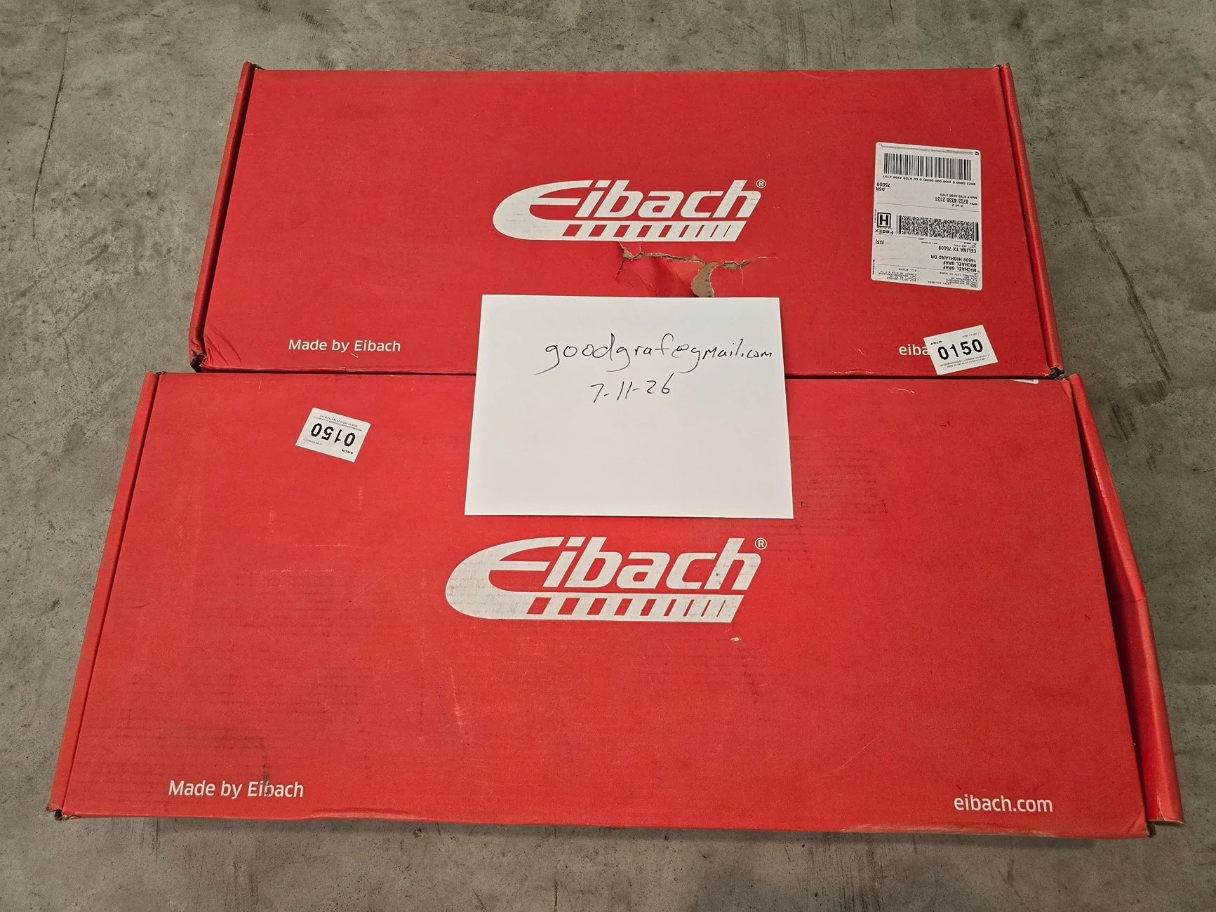 Ford Bronco (New Unopened) Eibach Pro Truck 2.0 Coilovers - Hoss 2.0 Replacement 1000012251