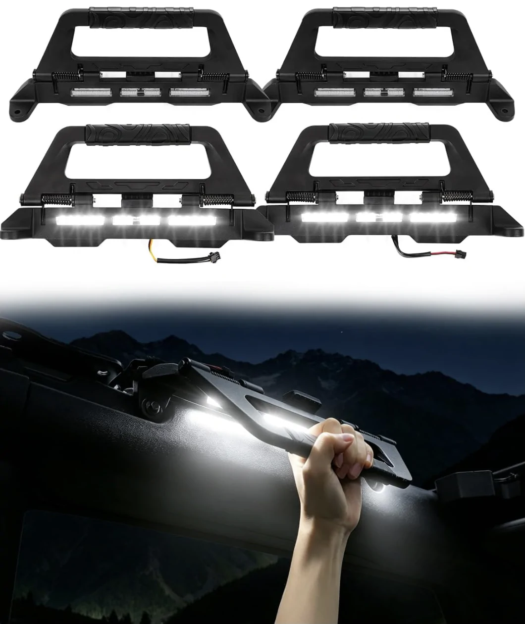 Ford Bronco Interior Lights - Zrebrio Grab Handles with Led Lights Screenshot 2026-07-11 at 4.09.34 PM