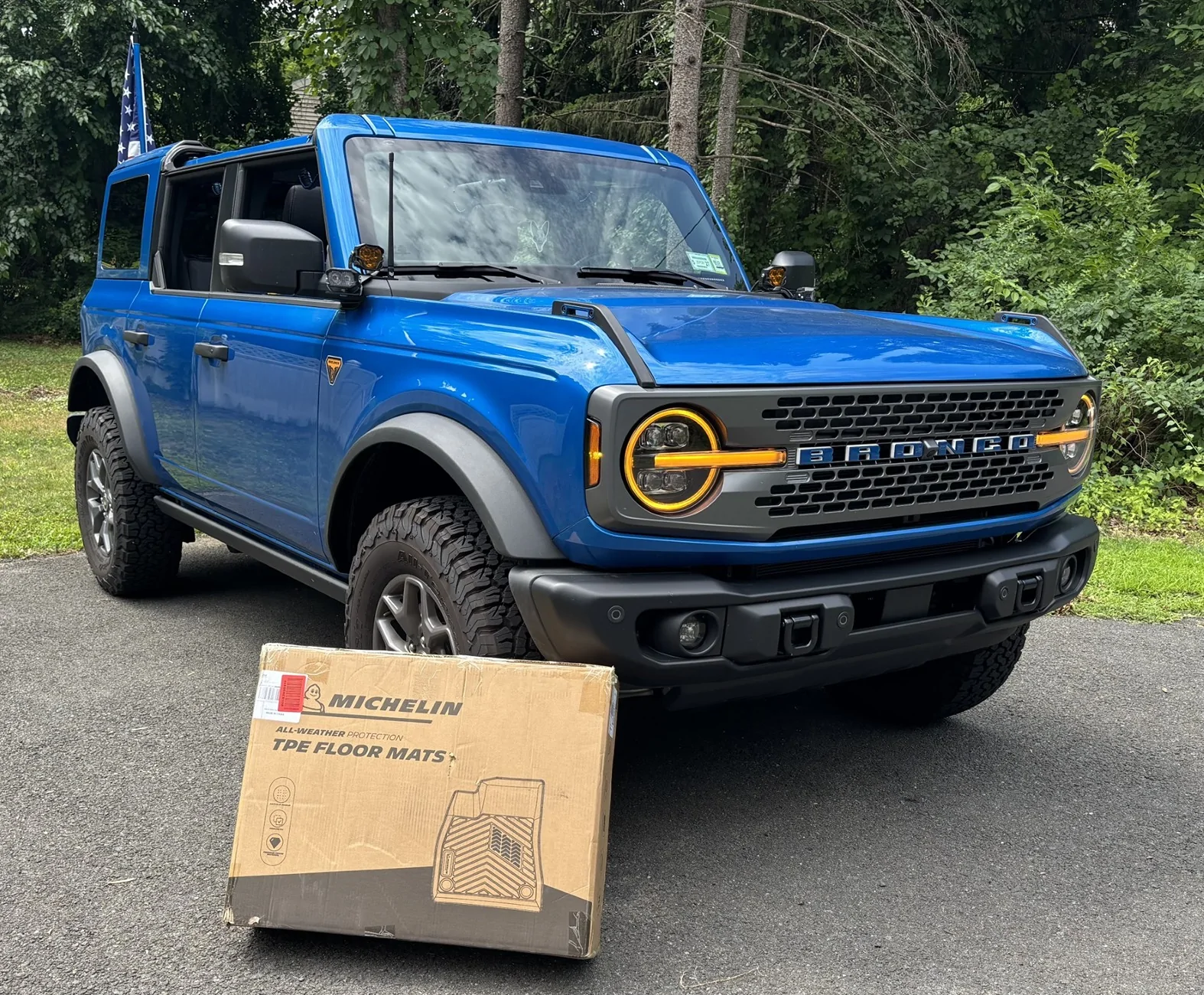 Ford Bronco Michelin Floor Mats - Product Testing Giveaway Michelin 1