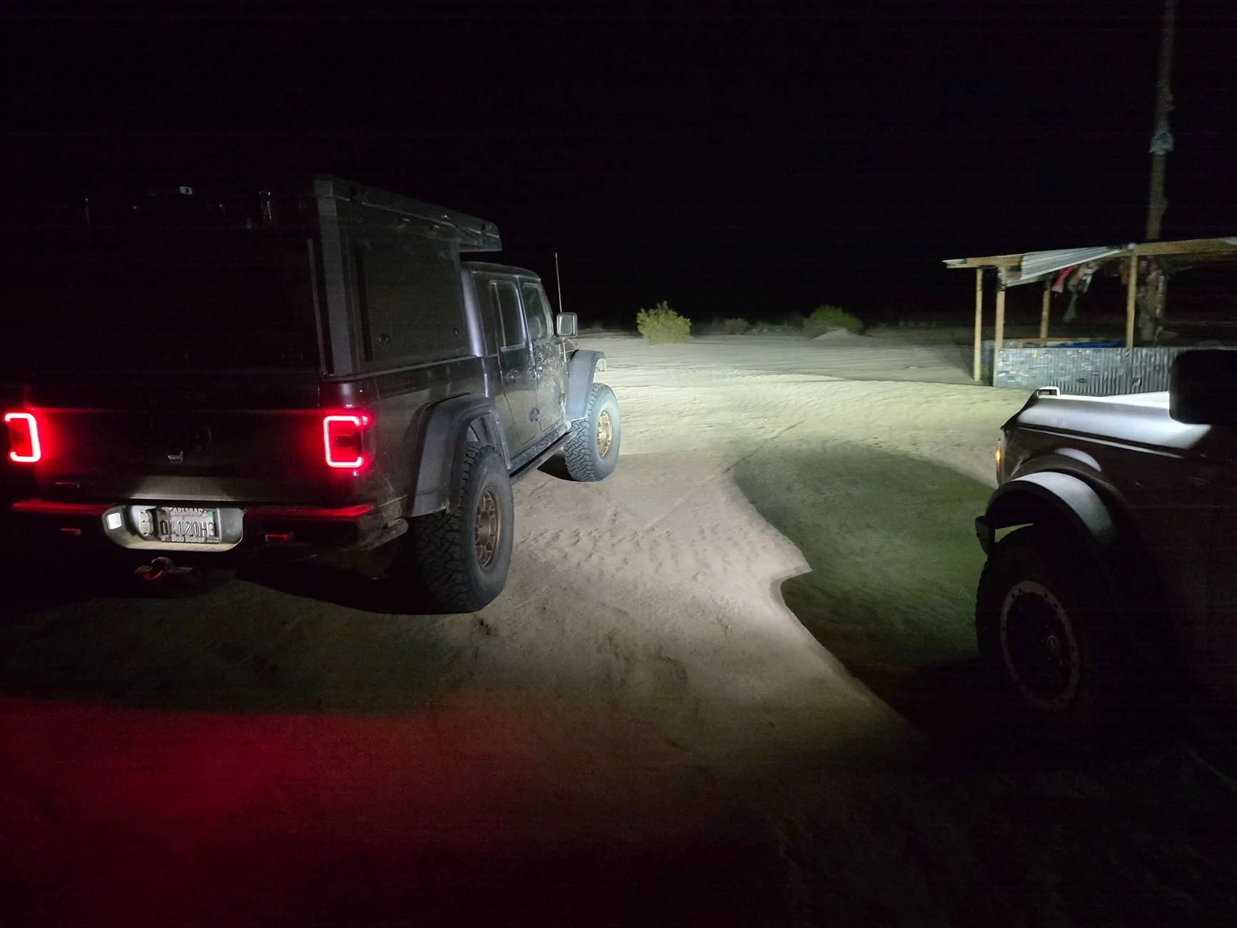Ford Bronco First trail shakedown. Otay Mtn, Anza-Borrego Desert, Ocotillo Wells 20260710_205924
