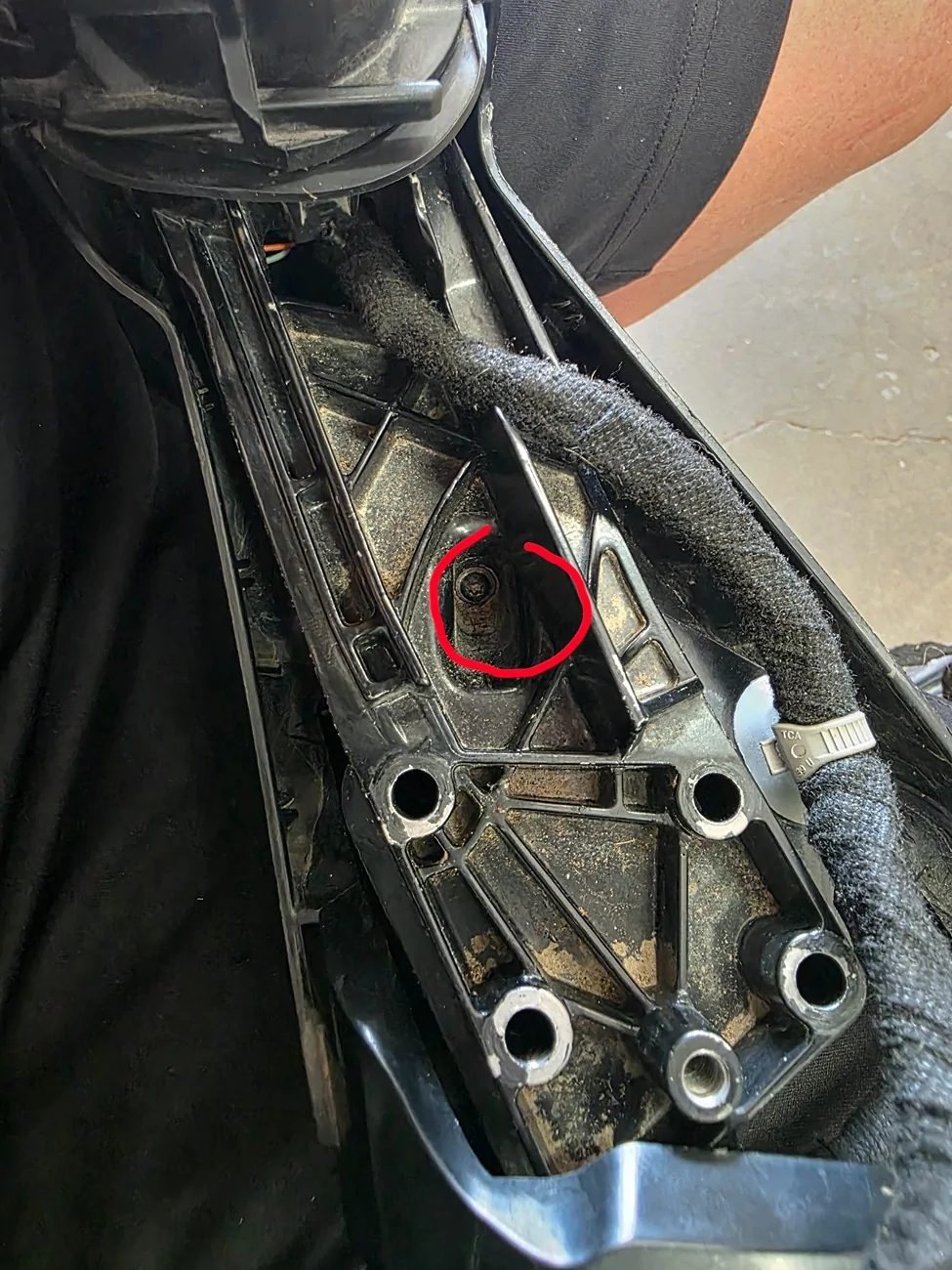 Ford Bronco DIY fix for outside mirror 20260713_171853
