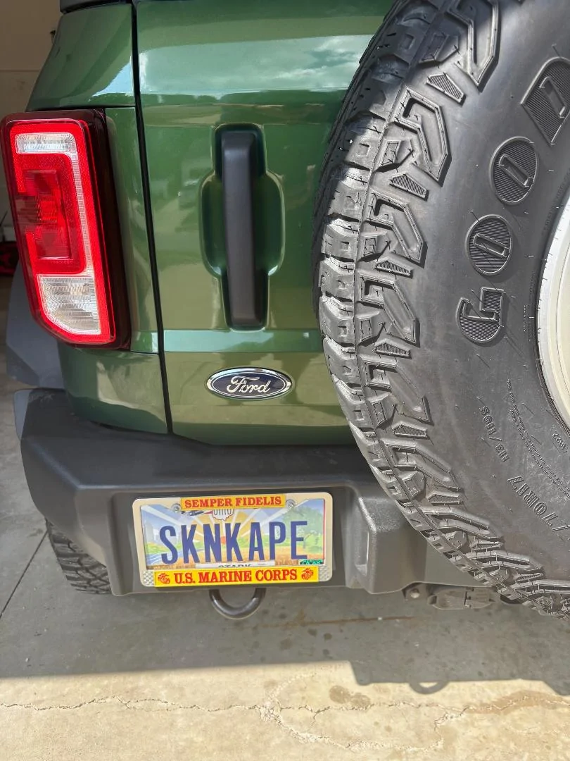 Ford Bronco Naming My Bronco Plat
