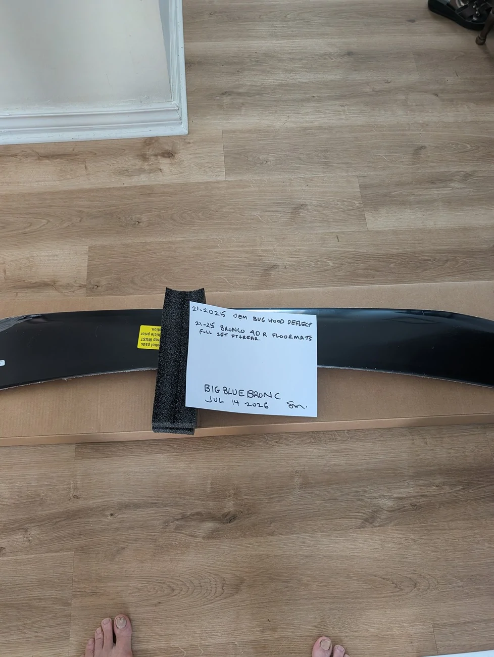 Ford Bronco 2021-2025 FORD OEM *New* Bronco Bug Deflector PXL_20260714_144033876